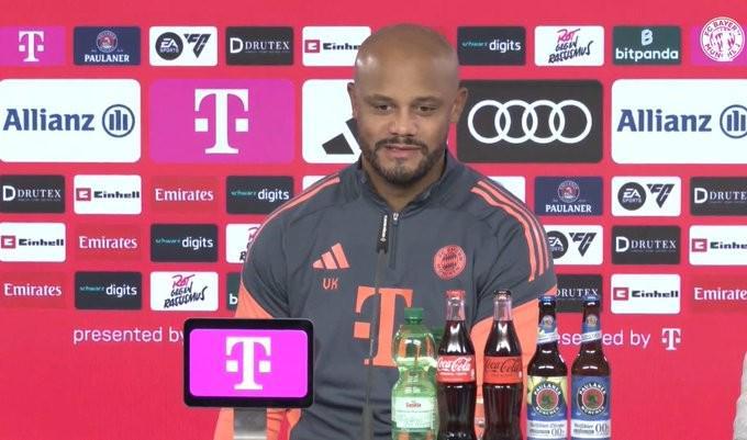 孔帕尼：凯恩将缺战门兴；卡尔状态有起伏很常见我们会支持他